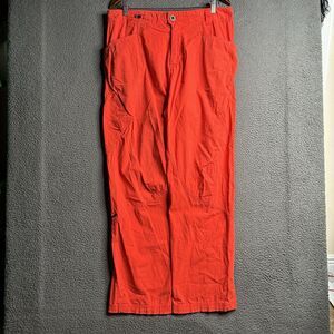 Patagonia Men's Venga Rock Pants Neon Orange 34x32 STY83080 Gorpcore Hiking